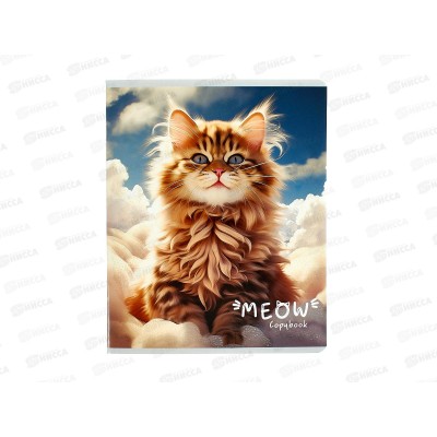 Тетрадь 48л кл. Collezione Воздушные котики, 5диз., 48-5143 *100