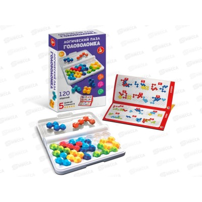 Игра головоломка "Логический пазл" фигурная 10эл 70056 Учись играя