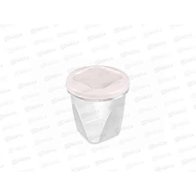 Банка с завинч кр Тондо 0,65л С285КРЕМ кремовая *20