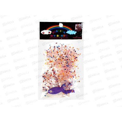 Украшения и аксессуары-набор "Модница" 41209 резиночки для плетения цветные с крючком и рогаткой 100771993/NN в пакете