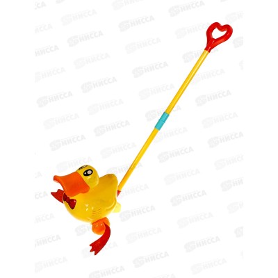 Каталка на палочке "Уточка" со звуком, 1001982