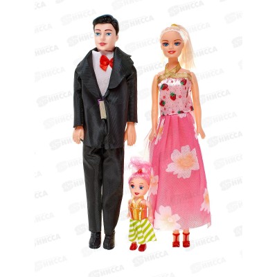 Набор кукол "Семья" 1000019 Набор кукол "Семья" 1000019