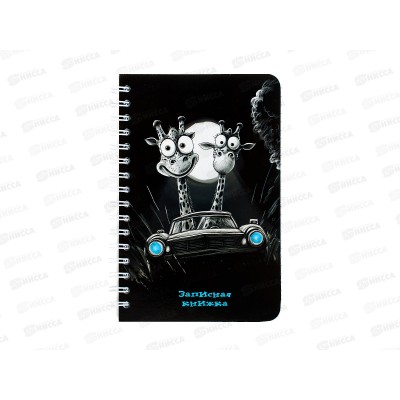 Записн.книжка-перевертыш  Апплика А6, Ночные гонки 80л., С1226-67 *24