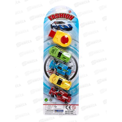 Набор с запускам &quotГран-при&quot 4 машинки, катапульта 1002178