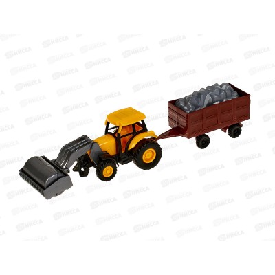Трактор с прицепом инерц., 2 вида, 1000627 Трактор с прицепом инерц., 2 вида, 1000627