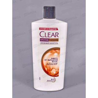 CLEAR шамп. 610мл защ от выпад *8