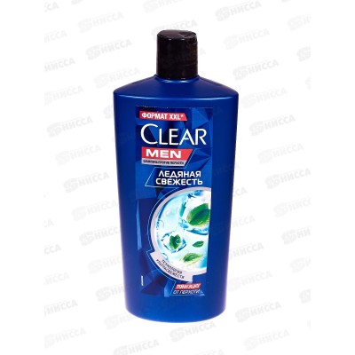 CLEAR шамп. 610мл Ледяная свежесть с ментолом *8