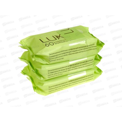Lux Set салфетки влажные №60*3 универсальные 81056 *8