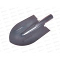 Лопата штыковая ЛКО, 215х394 ребр.жест. (рельс) порошковая окраска, тулейка d40, 24-02-037