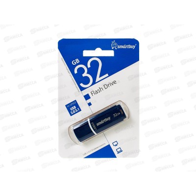 Флеш-карта USB 3.0/3.1 SmartBuy  32Gb Crown Blue
