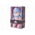 Зайчик Jack&Lin в голубом шарфе и шапочке, 20см JL-266-20 в коробке