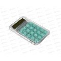 Калькулятор Basir 8раз. Детский прозрач. зеленый KK-1020-4 *1