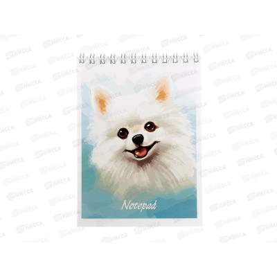 Блокнот 40л АКАД А6 кл. Белый шпиц ЕАС-15423/2 *15/180 Блокнот 40л АКАД А6 кл. Белый шпиц ЕАС-15423/2 *15/180