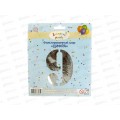 Шар фольгированный "Цифра 9" серебро Акад MNZP-SL9-BLN16-H1 *10