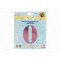 Шар фольгированный &quotЦифра 0&quot розовый  Акад MNZP-PN0-BLN16-H1 *10