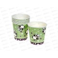 Стакан бум 6шт Акад. Панда,асс.,  200мл.  MNZP-UA11-CP200-H6