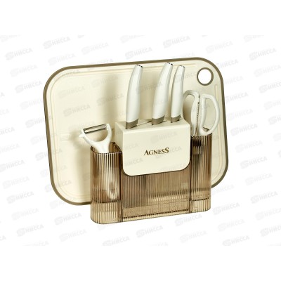 Набор кухонных придметов 7шт цвет Айвори 671-029 Набор кухонных придметов 7шт цвет Айвори 671-029