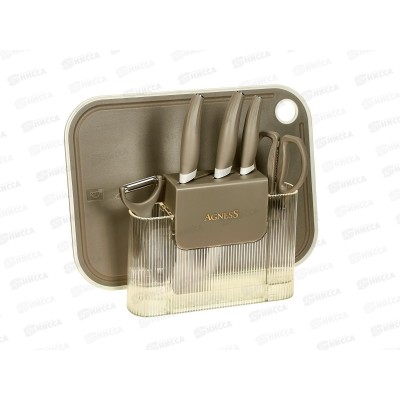 Набор кухонных придметов 7шт цвет Серый 671-030 Набор кухонных придметов 7шт цвет Серый 671-030