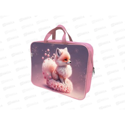 Папка-портфель A4 Lamark Зефирка, молн.с ручк.035