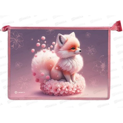 Папка д/труда Lamark Зефирка пласт. на молнии А4 0051-51-06 *20