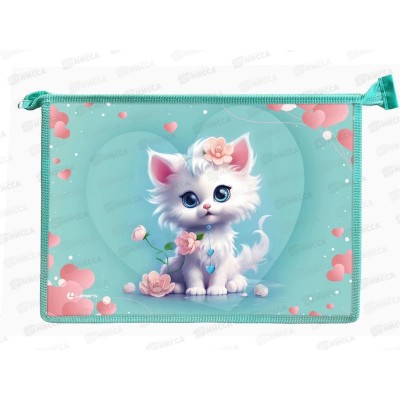 Папка д/труда Lamark Лапочки пласт. на молнии А4 0051-51-05 *20