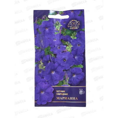 Петуния Марианна F1 (многоцветковая, ярко-синяя)(Евро, 5) СеДек *10 +