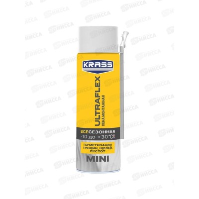 Пена монт KRASS ULTRAFLEX Mini Всесезонная 0,25л, 9592462 *12