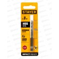 Сверло по металлу для винтовертов и шуруповертов Stayer Hex-1/4  3.0*84мм