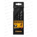 Набор сверл по металлу для винтовертов и шуруповерт Stayer Hex-1/4 5шт