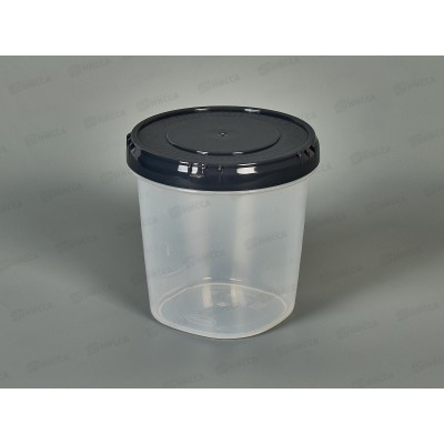 Емкость (Банка) 450мл графитовая *60 Емкость (Банка) 450мл графитовая *60