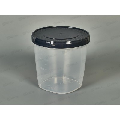 Емкость (Банка) 1л крышка графитовая *40  ИНТ