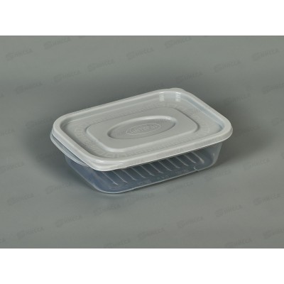 Контейнер 0,4л с серой крышкой *50  ИНТ