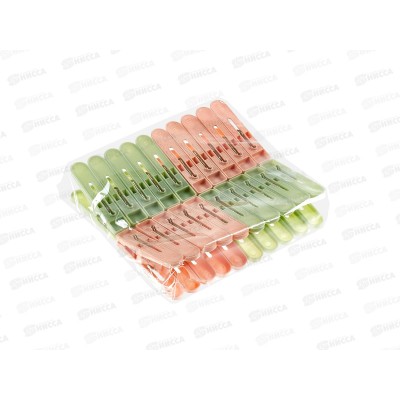 Набор прищепок бельевых в упаковке 20шт ИНТ *72 Набор прищепок бельевых в упаковке 20шт ИНТ *72