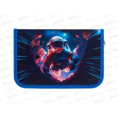 Пенал ПЧЕЛКА 1отд., Soft Неизведанная галактика 130*200, ПО-401 *25