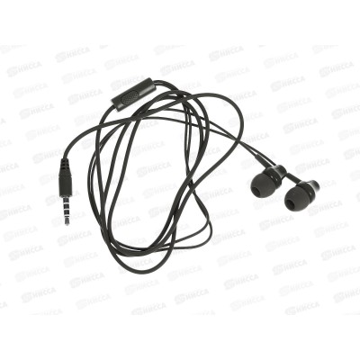 Наушники вакуумные AUX разъём с МК 1.1м, More Choice G38 Grey