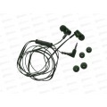 Наушники вакуумные AUX разъём с МК 1.2м, Hoco M86 Oceanic army Green