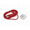 Дата-кабель More USB 2.0A для Type-C choice K16a TPE 0.25м Red *24