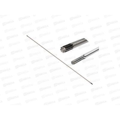 Вал бензотриммера, &quotЭнергопром&quot  9 зубьев (желтый квадрат) *100