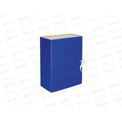 Папка-бокс 15см б/в синий Lamark  *25