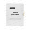 Папка д/бумаг на завязках,Space белая 257303*200