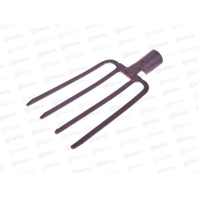 Вилы копальные 4-х рогие черные, GD-026 БТМ *24