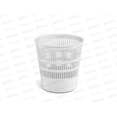 Корзина д/бумаг EK55940 12л сетч., белая *20