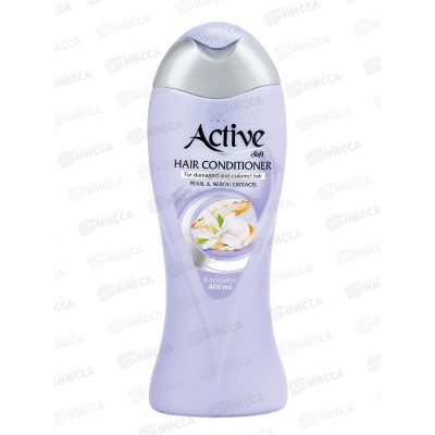 Active Кондиционер для Окрашеных и повр волос Экстракты жемч 400мл  *12