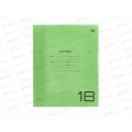 Тетрадь 18л кл. BG UniTone Green.зеленый,08932*10/140