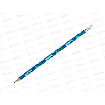 Карандаш ч/г с ласт. Hatber HB Cubes 065299* 1/72