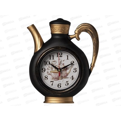 Часы &quot21 Век&quot 2622-005 26,5*24см, &quotJoy&quot черный с медью