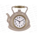 Часы &quot21 Век" 3129-003 чайник, корп бежевый с золотом "Классика" Рубин