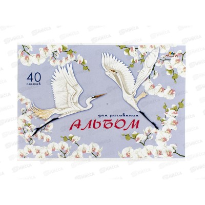 Альбом д/рис.40л Апплика, Журавли С1042-35*30
