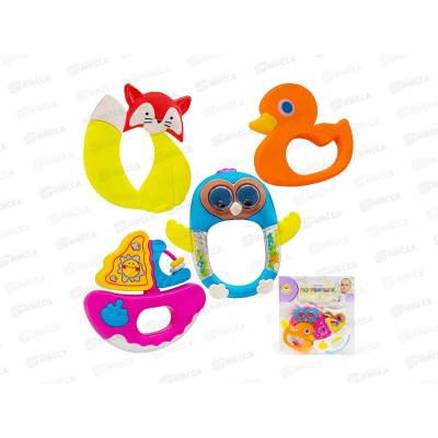 Набор погремушек Levatoys, 8395А-16YS в ассорт., FCJ0710114 в пакете