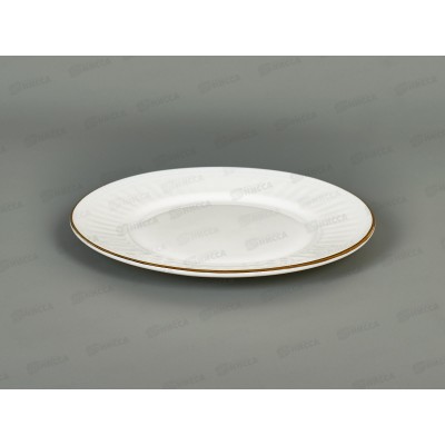 Тарелка десертная Бьянка голд 18см RMP70X-G